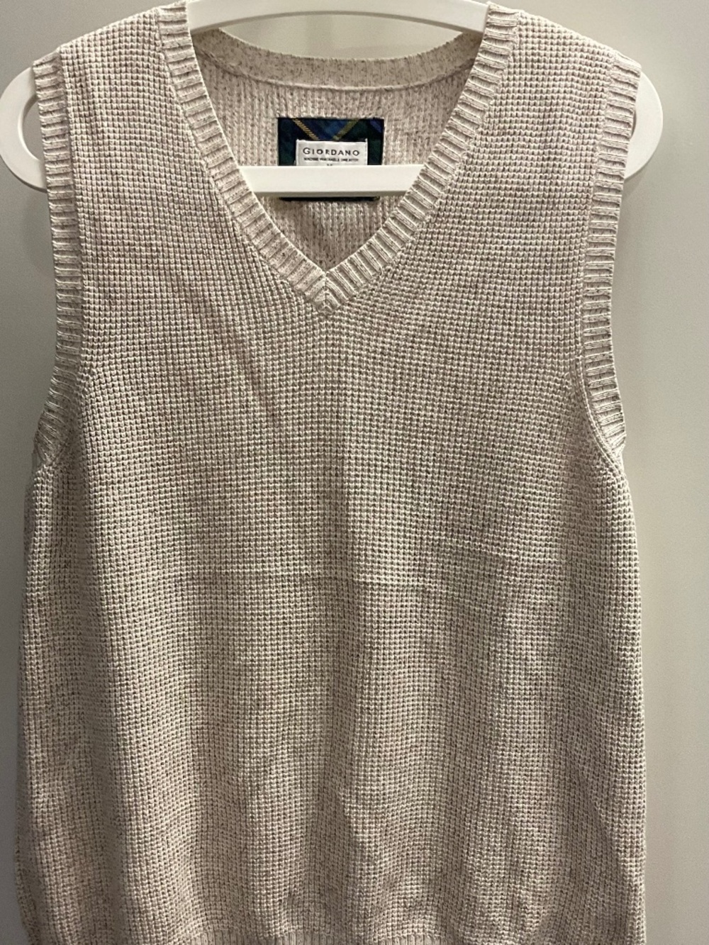 Cotton knit vest, measure 55*74 cm
